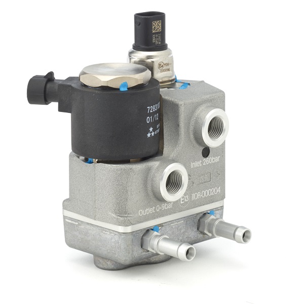 Digitally controlled CNG Pressure regulator for variable injector rail pressure - GALAXY